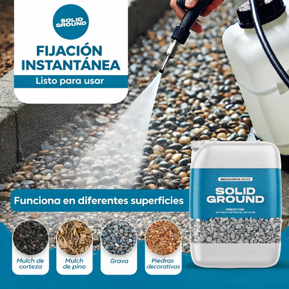 SOLID GROUND – ADHESIVO PARA GRAVA Y PIEDRAS PARA JARDINES Y PATIOS