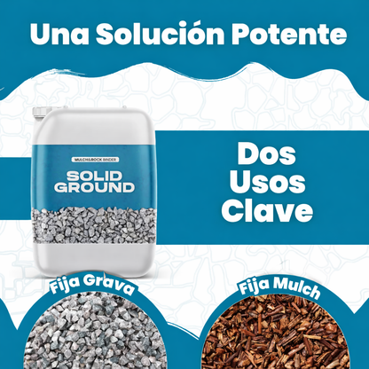 SOLID GROUND – ADHESIVO PARA GRAVA Y PIEDRAS PARA JARDINES Y PATIOS